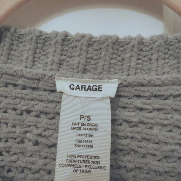 Garage Chenille Crew Neck Sweater - Picture 3 of 3
